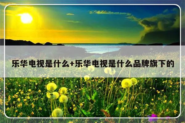 乐华电视是什么+乐华电视是什么品牌旗下的