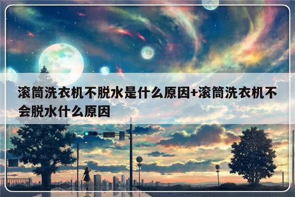 滚筒洗衣机不脱水是什么原因+滚筒洗衣机不会脱水什么原因
