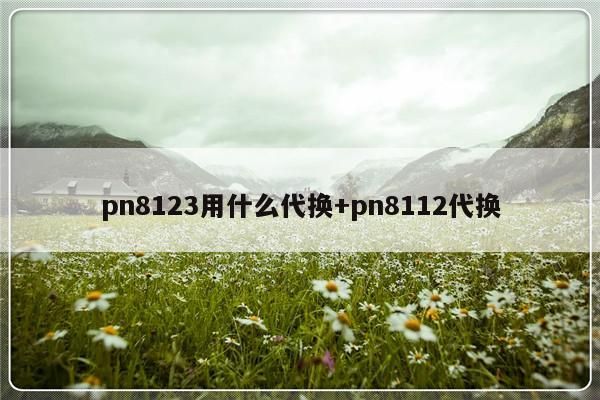 pn8123用什么代换+pn8112代换