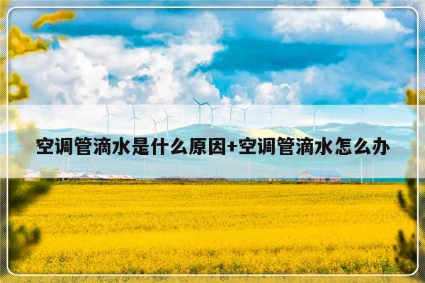 空调管滴水是什么原因+空调管滴水怎么办