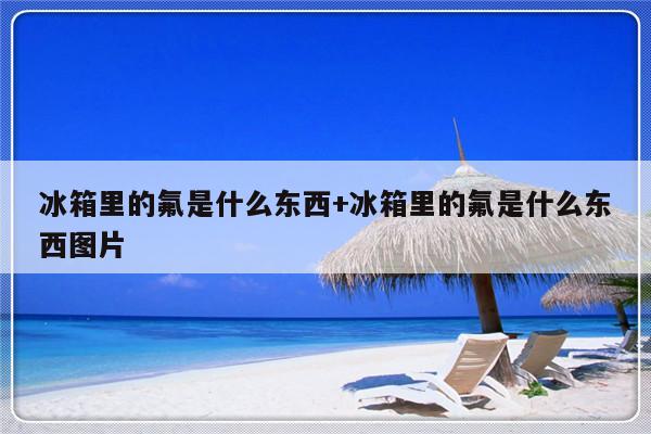 冰箱里的氟是什么东西+冰箱里的氟是什么东西图片