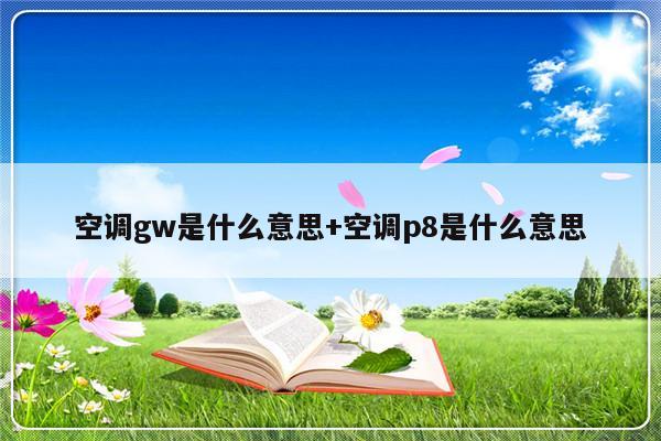 空调gw是什么意思+空调p8是什么意思