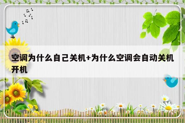 空调为什么自己关机+为什么空调会自动关机开机