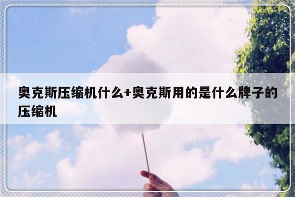 奥克斯压缩机什么+奥克斯用的是什么牌子的压缩机
