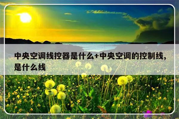 中央空调线控器是什么+中央空调的控制线,是什么线